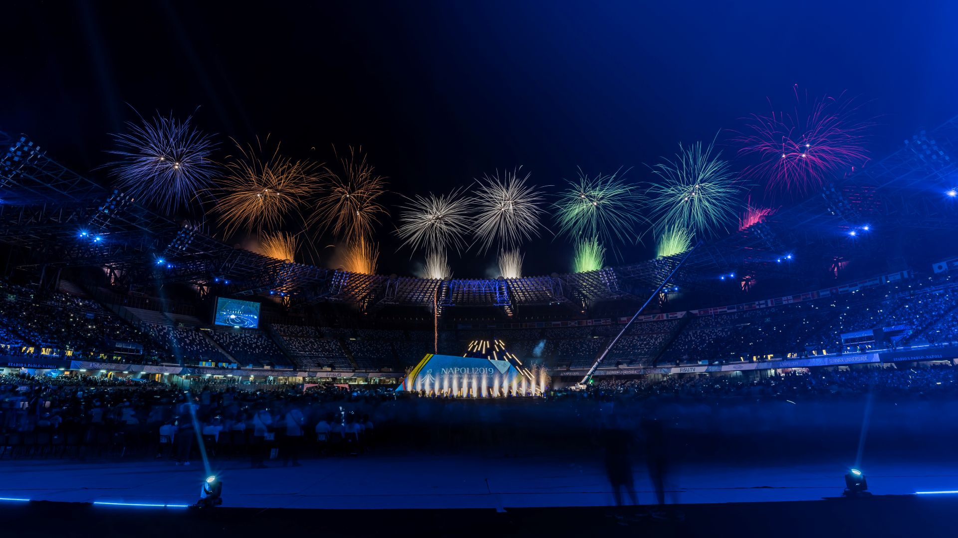 ITALIA - Napoli - Cerimonia di apertura Universiadi 2019