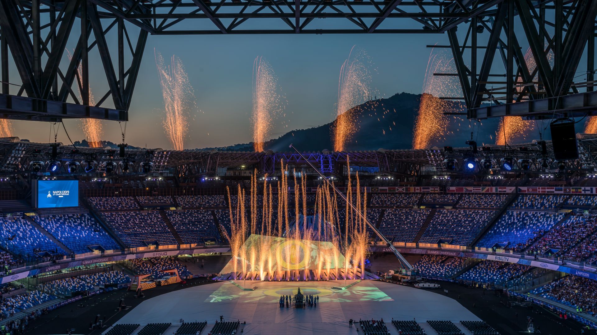 ITALIA - Napoli - Cerimonia di apertura Universiadi 2019